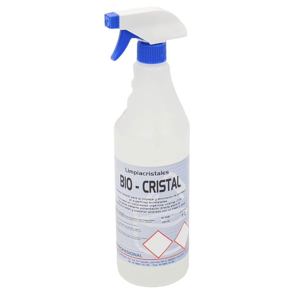 Limpiacristales BIO-CRISTAL E-1 L+ATOMIZADOR.