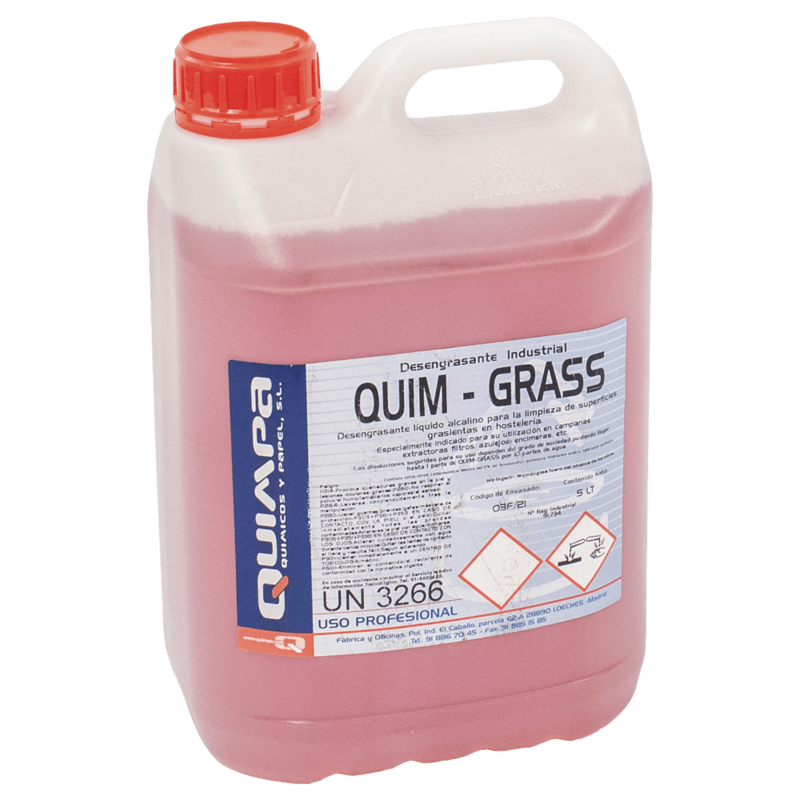 Desengrasante General QUIM-GRASS E- 5 L.
