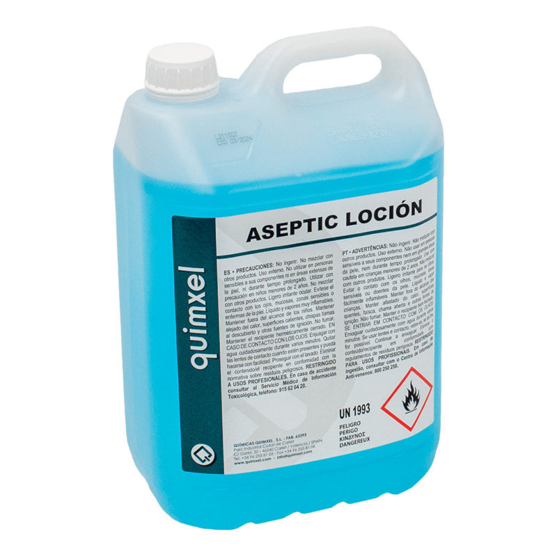 Locion Hidroalcoholica Aseptic E- 5 L.