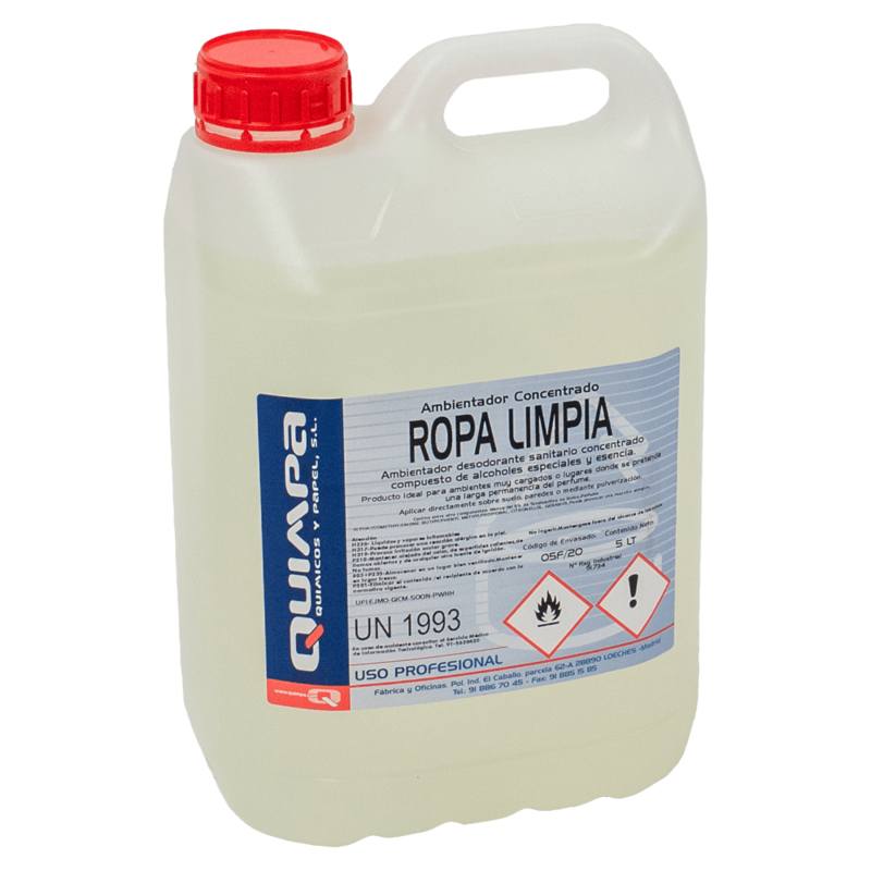 Ambientador ROPA LIMPIA E- 5 L.