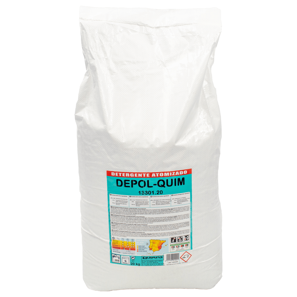 Detergente máquina en polvo DEPOL-QUIM E-20 Kg.