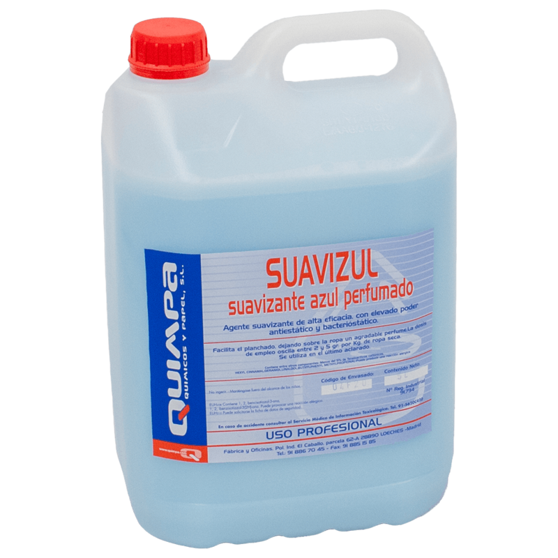 Suavizante Azul Perfumado SUAVIZUL E- 5 L.