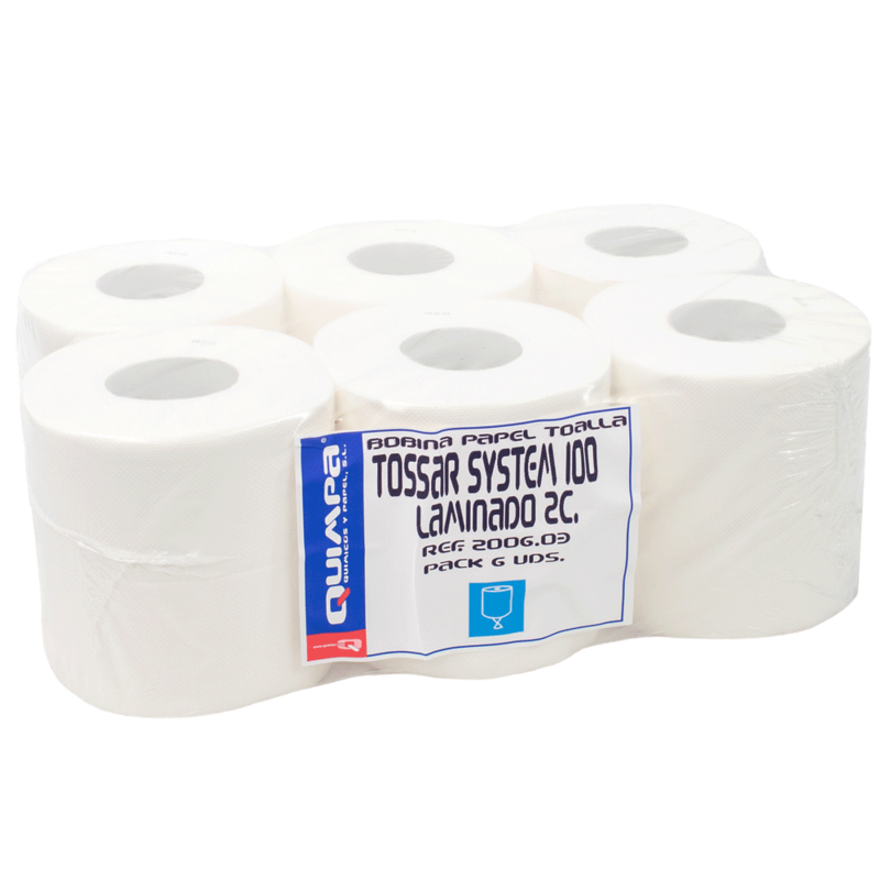 Papel Secamanos BASIC 100 Pack 6 ud.