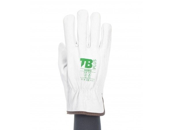 Guante FLOR VACUNO GRIS 160-IBSZ TOMAS RODERO. Pack 10 uds.