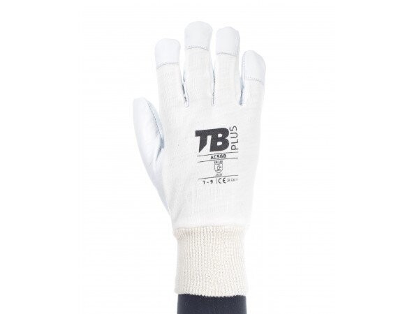 Guante PIEL FLOR CABRA GRIS 160-IBSZ. Pack 10 uds.