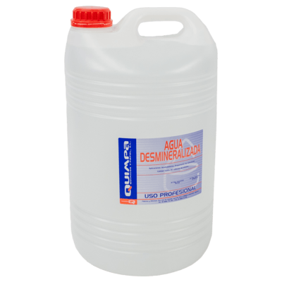 Agua desmineralizada AQUA-QUIM E- 25 L ENVASE CILINDRICO.