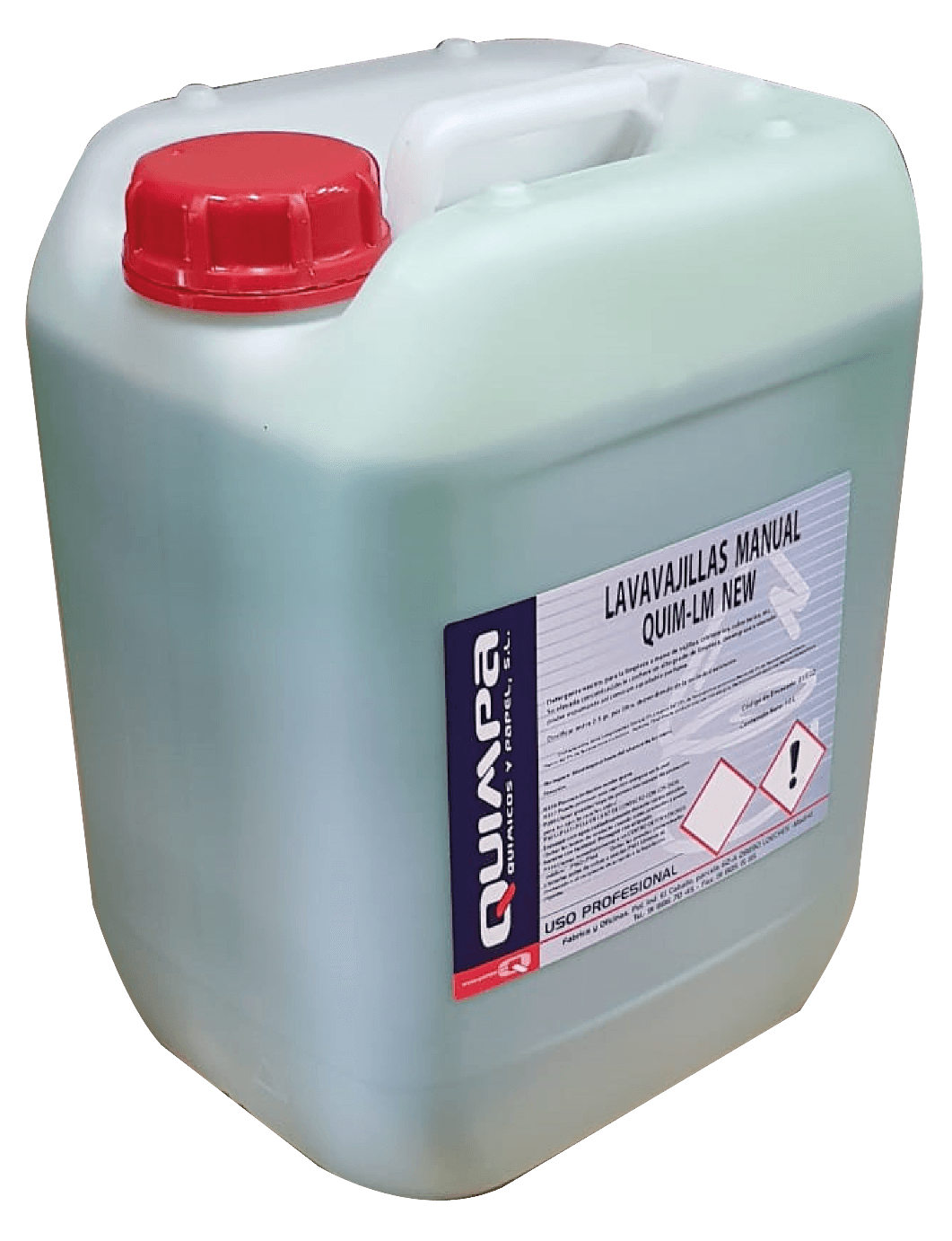 Lavavajillas Manual QUIM-LM NEW E- 10 L.