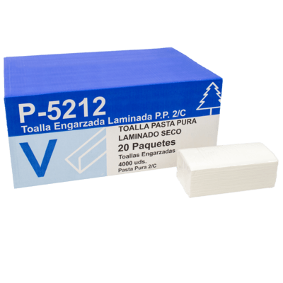 Toalla Secamanos V PREMIUM 2C Caja 4.000 uds