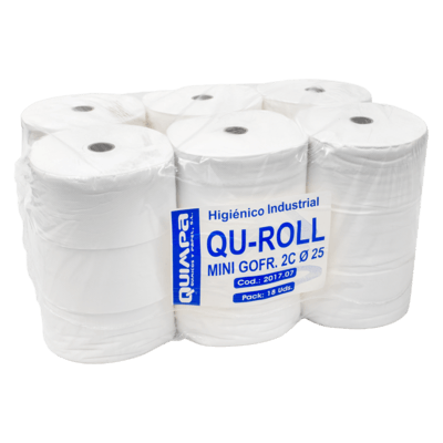 Papel Higiénico INDUSTRIAL OPTIMUM Ø25 125 M Pack 18 Rollos.