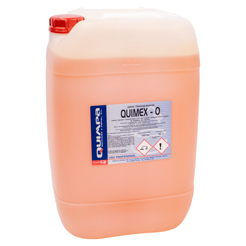 Jabon Líquido Desengrasante QUIMEX-0 E-25 L.