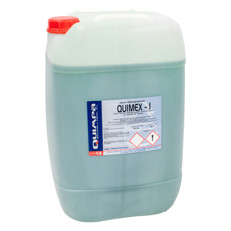 Jabon Líquido Desengrasante QUIMEX-1 E-25 L.