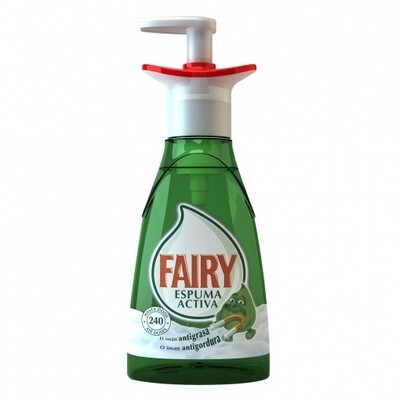 Lavavajillas Manual FAIRY ESPUMA ACTIVA E- 375 ML.