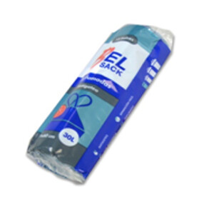 Bolsa Basura  Perfumada Azul Auto-cierre 55x55. (Paq 15 uds.)