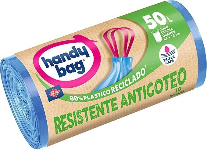 BOLSA 50 L HANDY-BAG AZUL PAQ 10 UDS