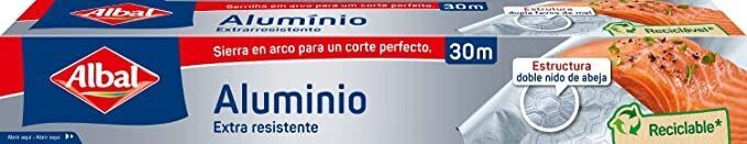 PAPEL ALUMINIO ALBAL  30 M. ROLLO