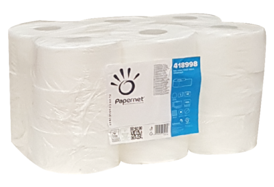 Papel Higiénico INDUSTRIAL BASIC NET 100 Pack 18 Rollos. Ø 60 mm