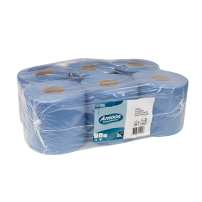 Papel Secamanos AZUL 125 M Pack 6 uds