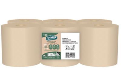 Papel Secamanos NATURALLY SOFT 125 Pack 6 ud.