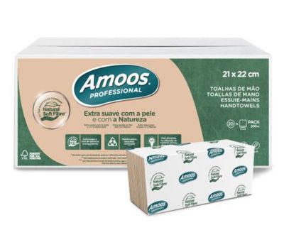 Toalla Secamanos V NATURALLY SOFT 2C Caja 4.000 uds