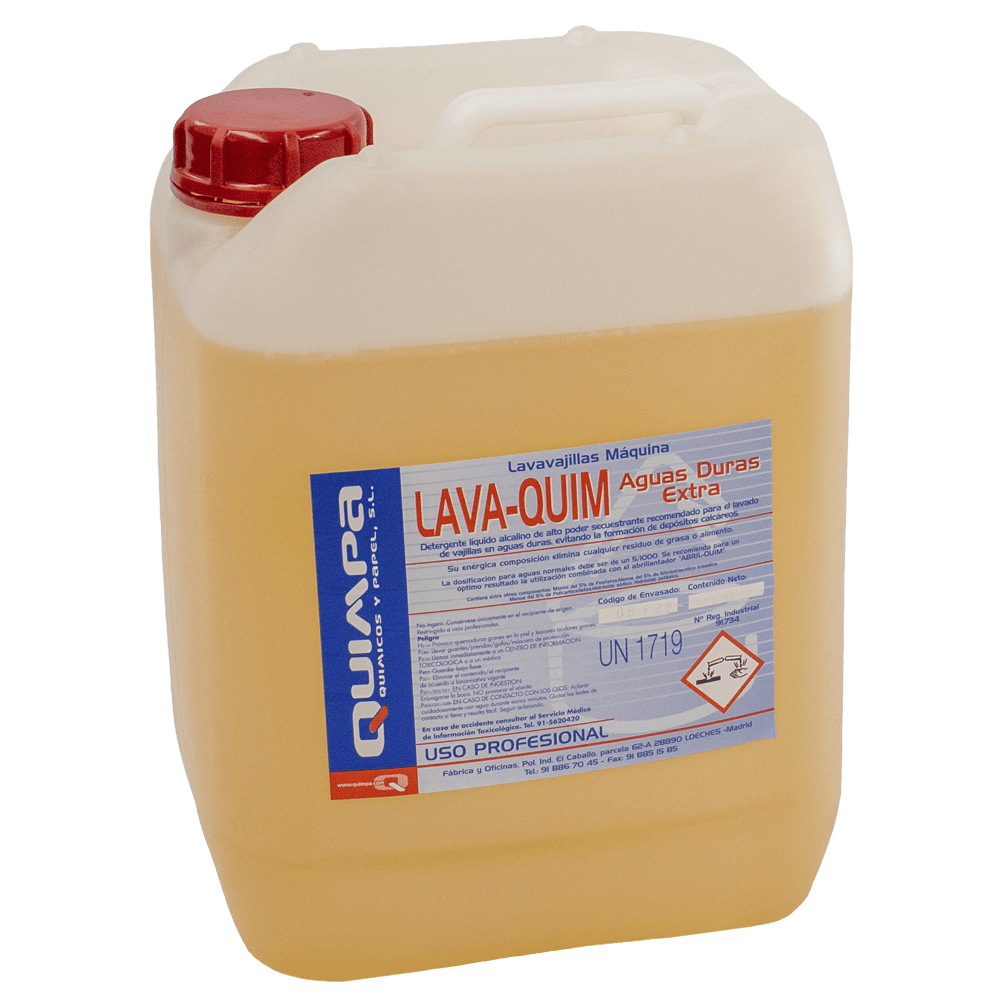 Lavavajillas Maquina LAVA-QUIM EXTRA(Aguas Duras) E-10 L.