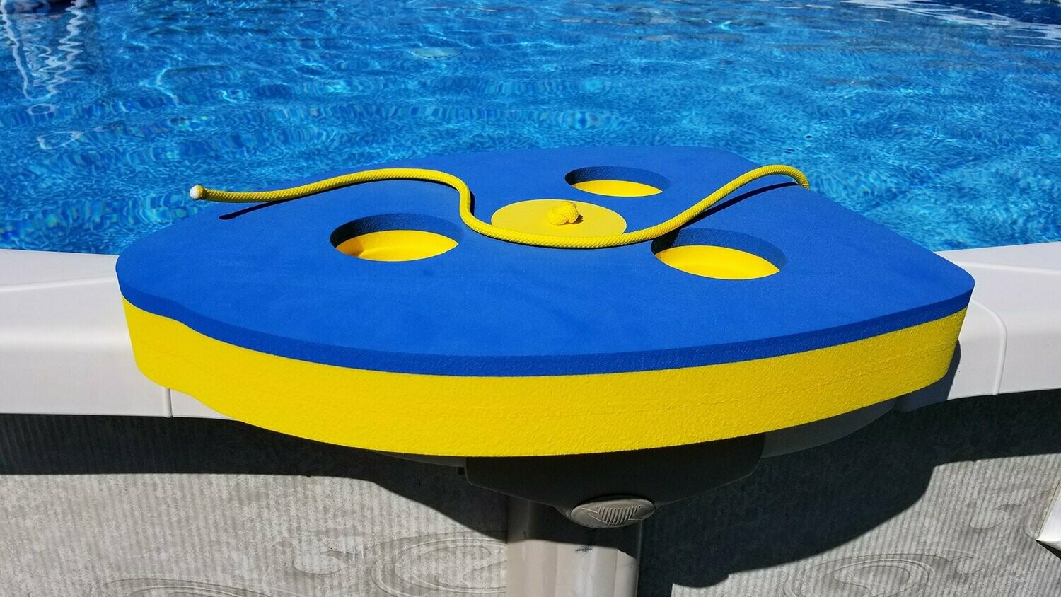 Cocktail Kickboard, BlueYellow (Inverted)