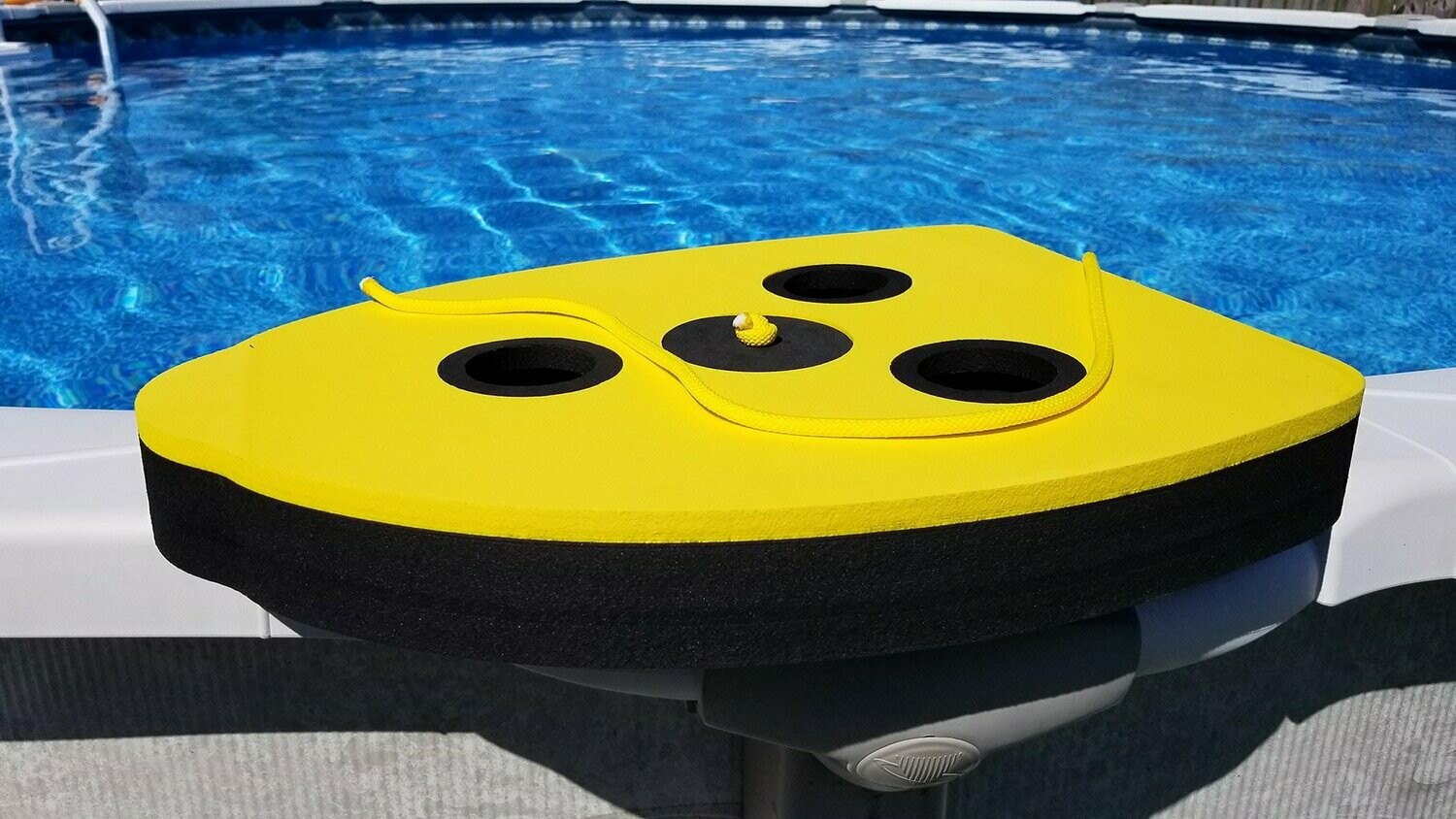 Cocktail Kickboard, YellowBlack (Inverted)
