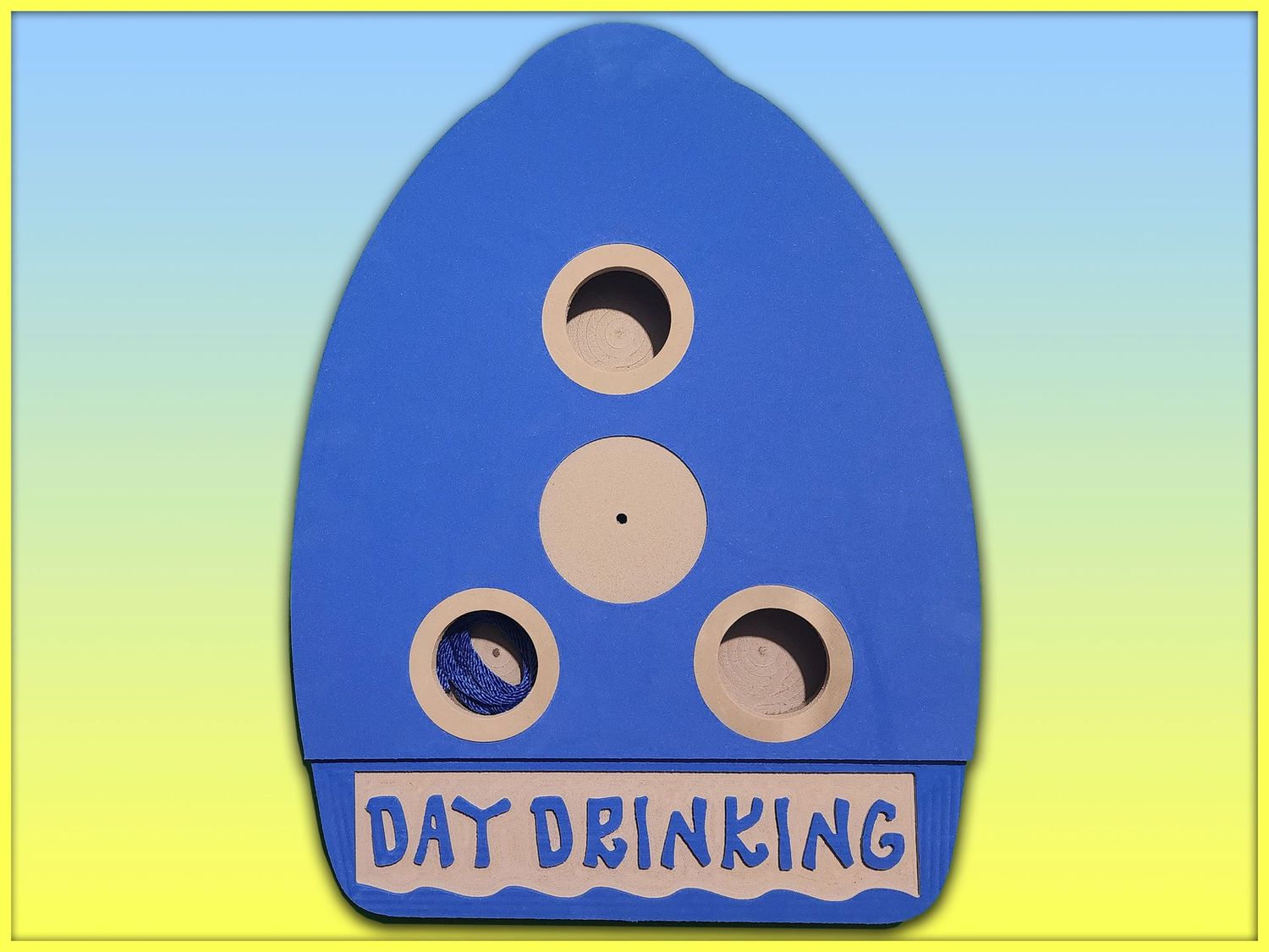 Embossed "DAY DRINKING" Cocktail Kickboard