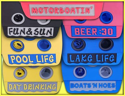 Embossed Cocktail Kickboards