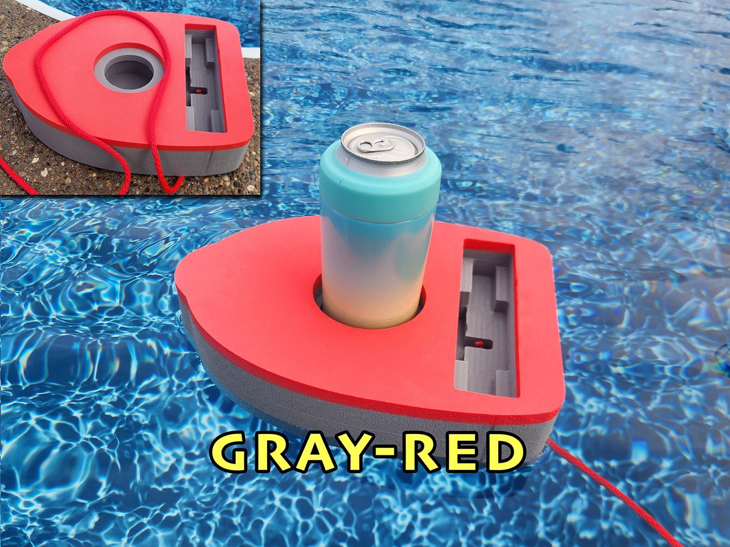Babyboard, Gray-Red