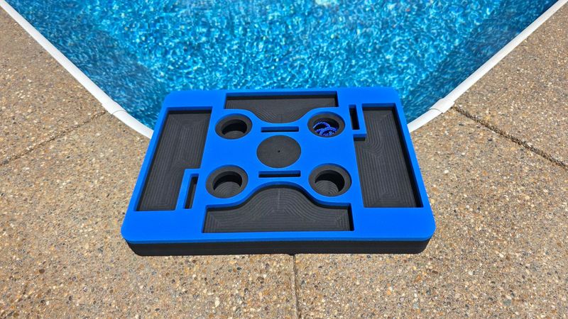 Cocktail KardTable, Black-Blue