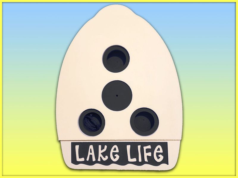 Embossed "LAKE LIFE" Cocktail Kickboard