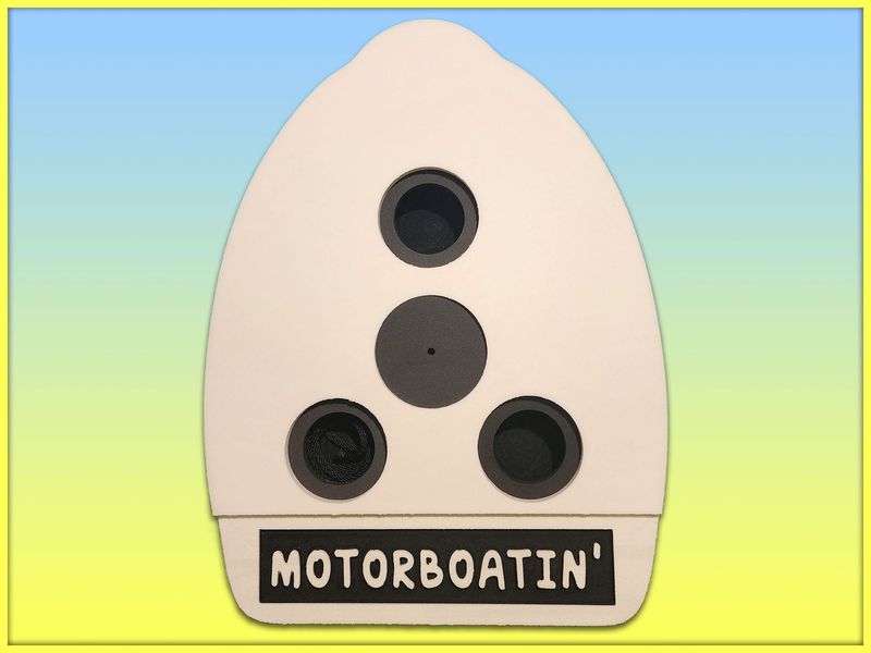 Embossed "MOTORBOATIN" Cocktail Kickboard