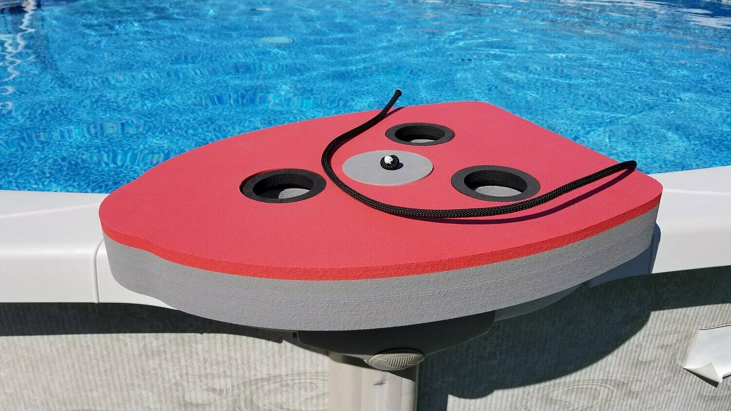 Cocktail Kickboard, Gray-Red