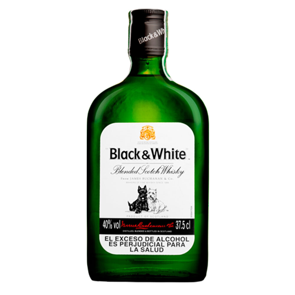 BLACK AND WHITE BLENDED SCOTH WHISKY Alc. 40% Vol. 370ml