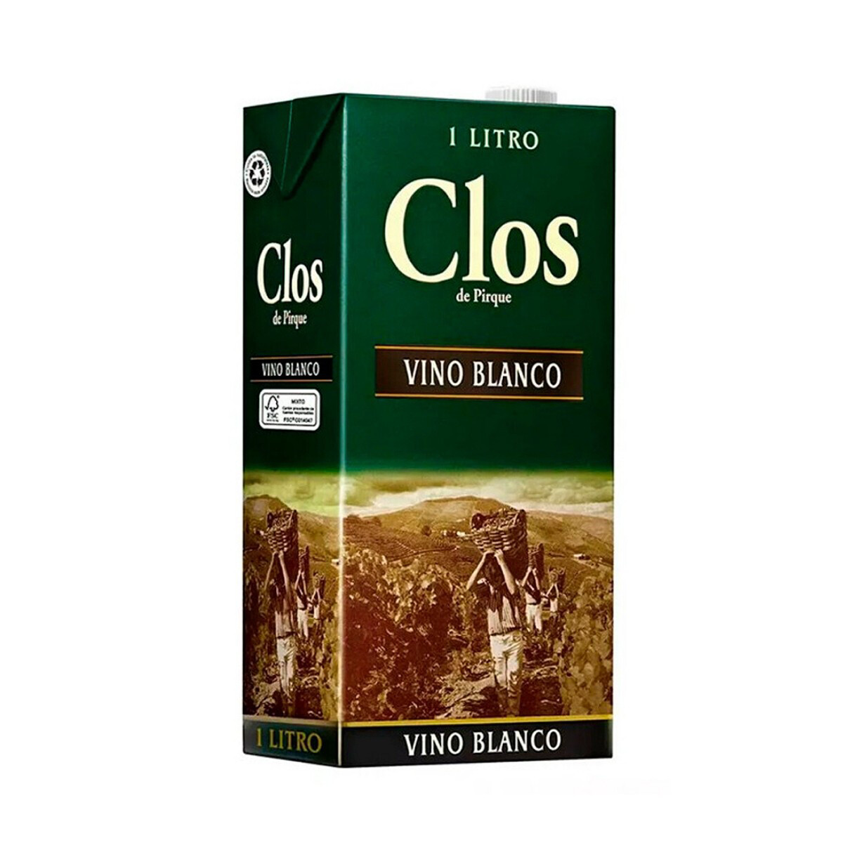 CLOS DE PIRQUE VINO BLANCO Alc. 12% Vol. 1L