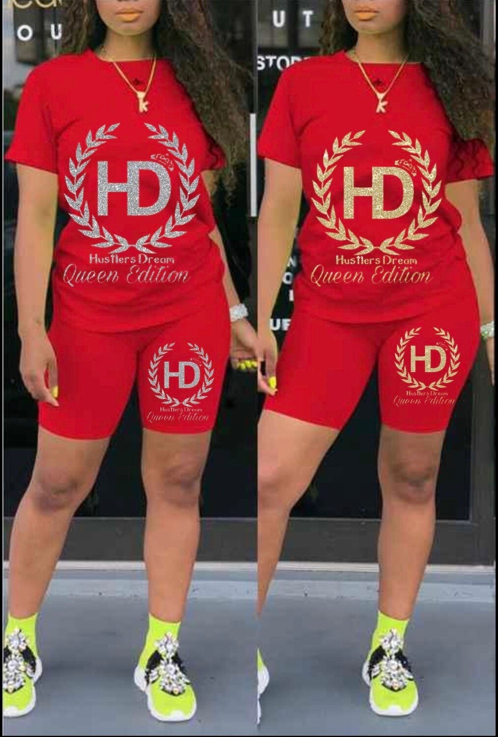 Queen Edition t shirt and short set