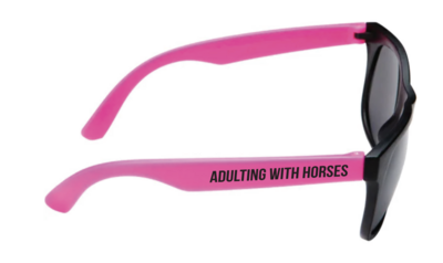 Adulting with Horses Sunglasses