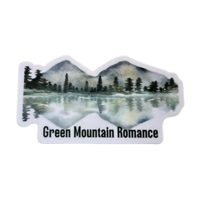 Green Mountain Romance Die Cut Sticker