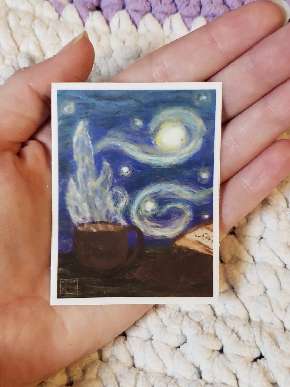 Caffeinated Dreams (Vinyl Sticker)