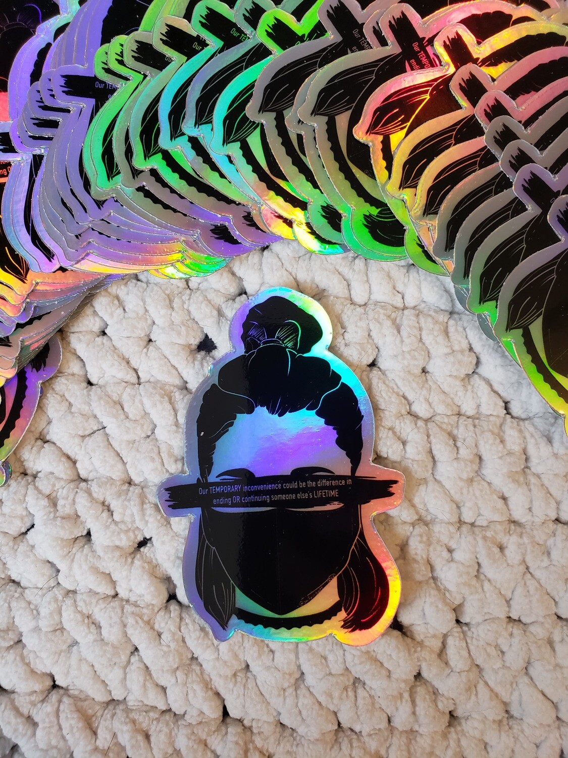 Masked Kindness (Holo Sticker)