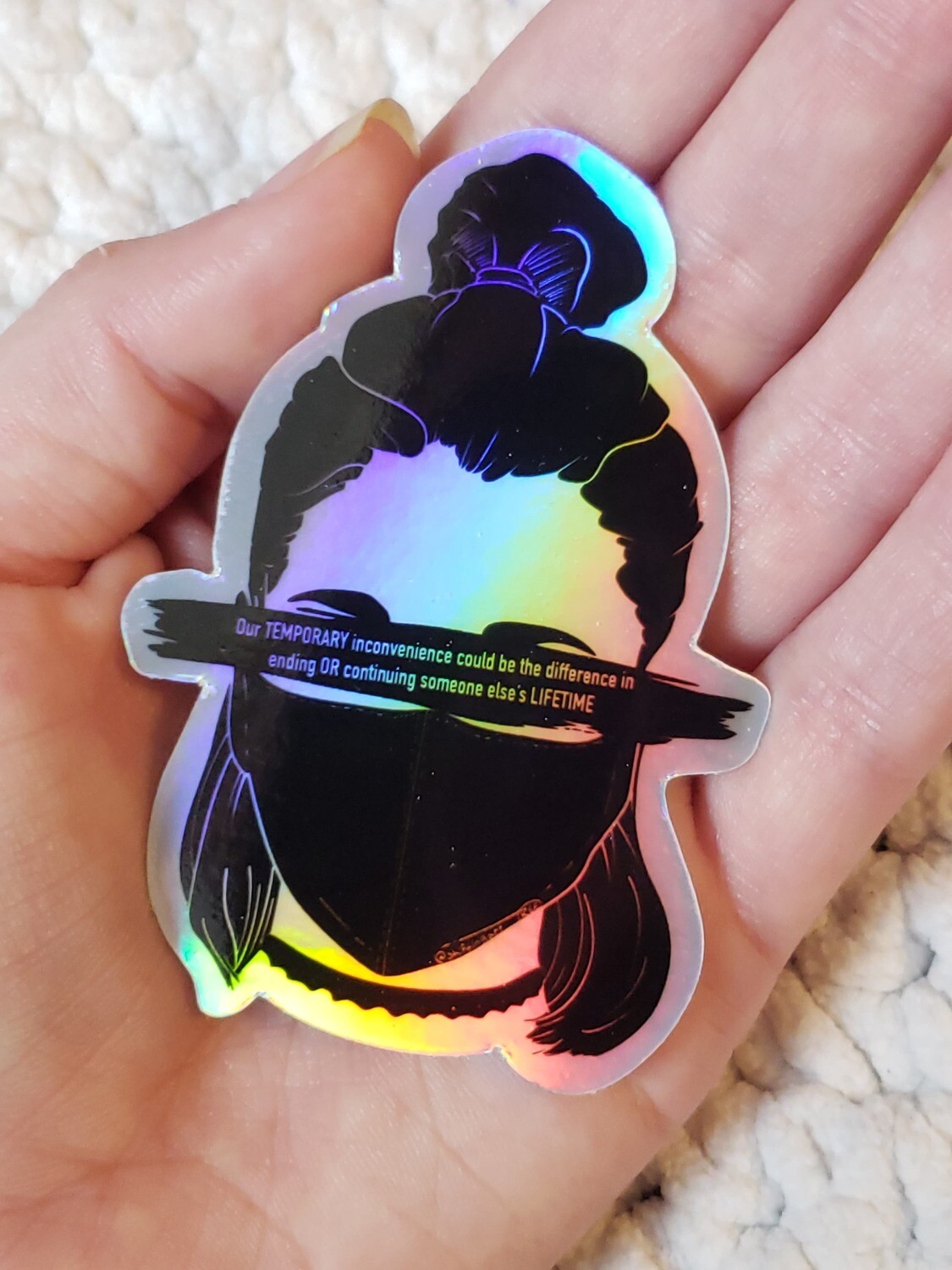 Masked Kindness (Holo Sticker)