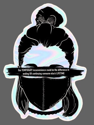 Masked Kindness (Holo Sticker)