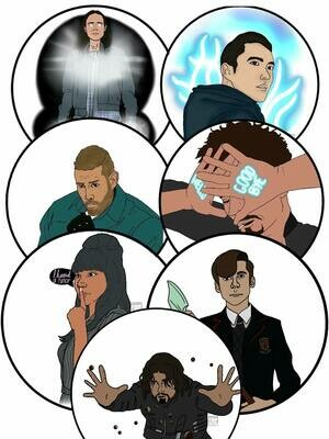 UA bundle pack (7 stickers)