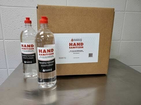 Hand Sanitizer, 1 Litre Bottles, case of 12 Hand Sanitizer, 1 Litre Bottles, case of 12