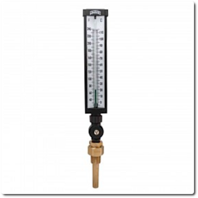 Winters Industrial Thermometer, Aluminum Case 30 TO 240 F
