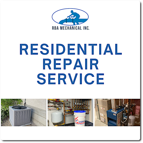 Residential Plumbing or HVAC Repair Service
