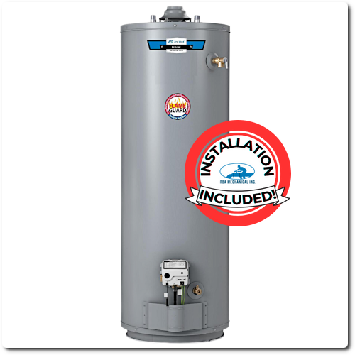 Johnwood Proline 40 U.S. Gal NG Water Heater with Atmospheric Vent, AV40N