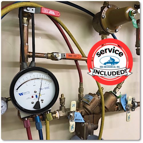 Backflow Testing - CONTRACTORS Only
