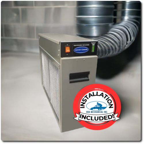INSTALL Included: Carrier Electronic Air Cleaner 16 x 25, 1400 cfm