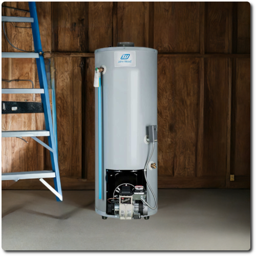 Johnwood JWF307 Oil Fired Water Heater with two 3/4" dielectric unions (burner not included)